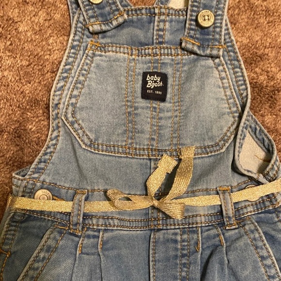 Denim Overalls with Belt - Picture 4 of 4